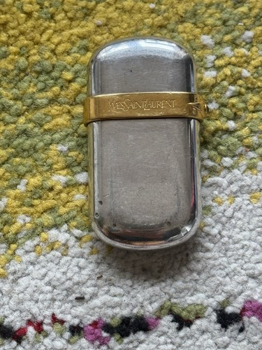 Briquet ysl gaz plaque - briquet, or