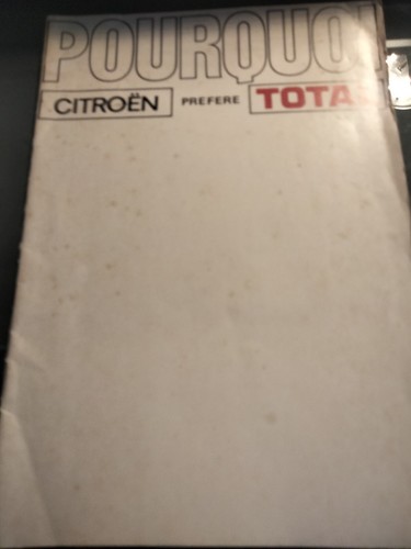 Petit livret citroen - petit, préfère